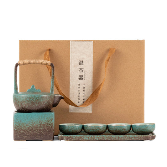 Elegant Japanese Tea Set, Pot, Cups, Tray and Stand - Cupify Cupify