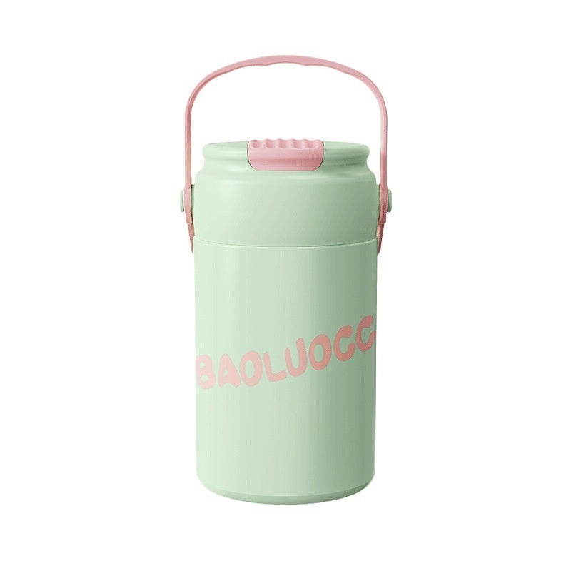 Girls' Good-looking Tea Water Separation Stainless Steel Vacuum Cup Portable Water Cup - Cupify
