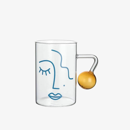Abstract Glass Mug - Cupify