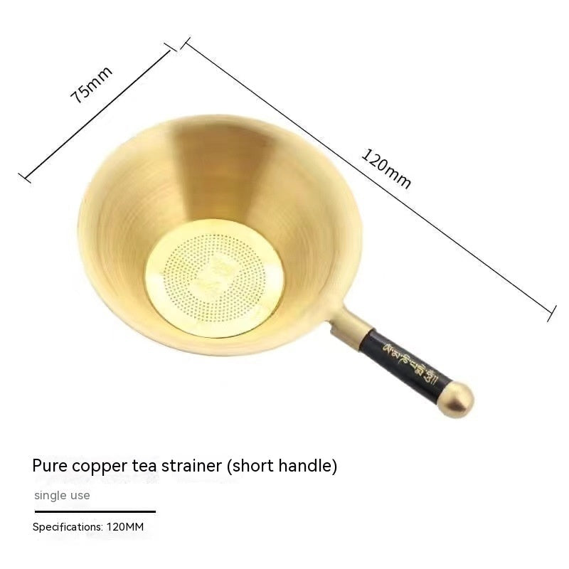 Brass Tea Strainer Infuser - Cupify