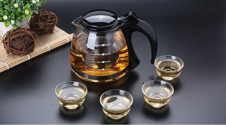 Heat resistant glass teapot 1200ml - Cupify