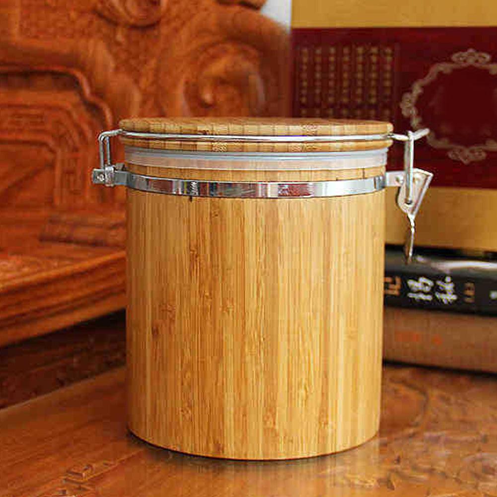 Bamboo Airtight Tea Storage Pot - Cupify