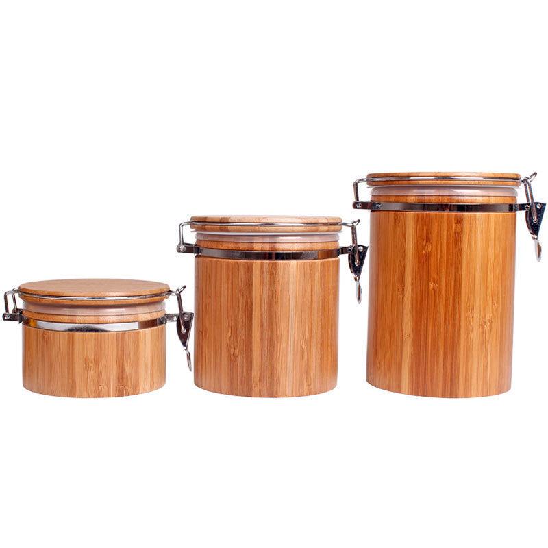 Bamboo Airtight Tea Storage Pot - Cupify