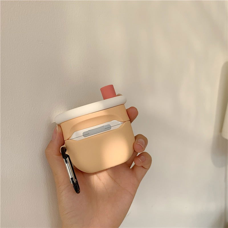 Bubble Milk Boba Tea Silicone Case for Apple Airpods - Cupify