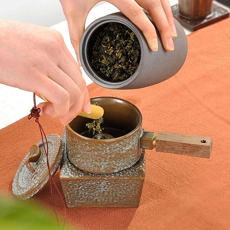 Tangfeng Rough Pottery Tea Storage Pot - Cupify