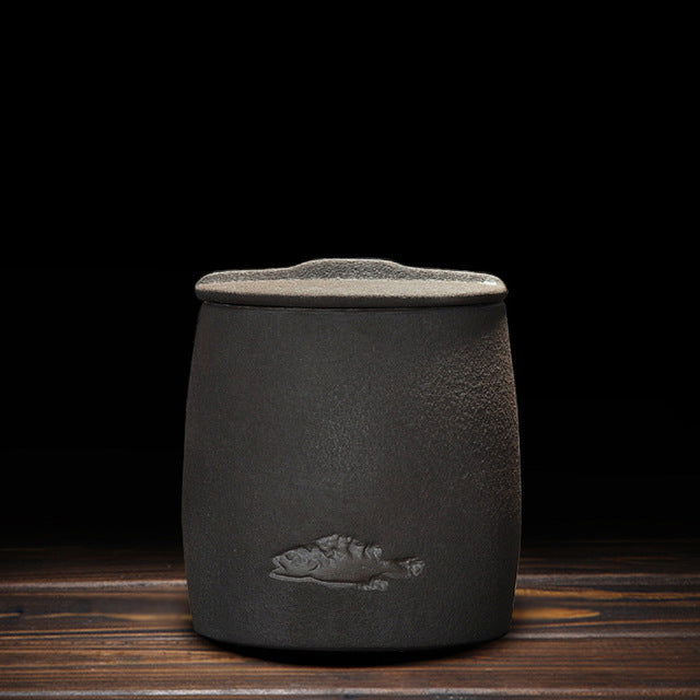Tangfeng Rough Pottery Tea Storage Pot - Cupify