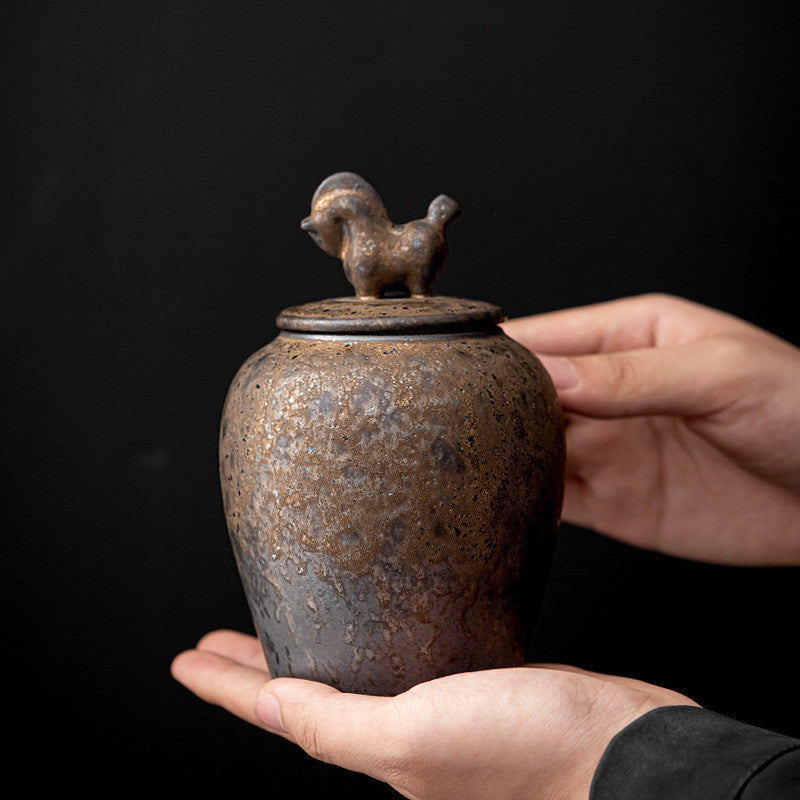 Minimalist Sealed Ceramic Tea Storage