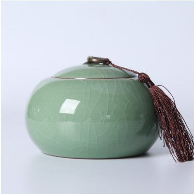 Large Handmade Ceramic Tea Storage Pot