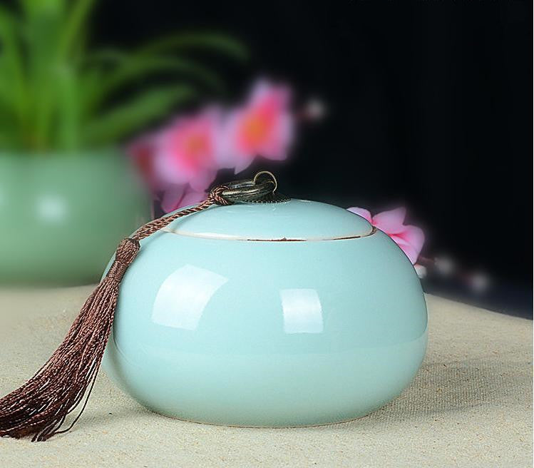 Large Handmade Ceramic Tea Storage Pot