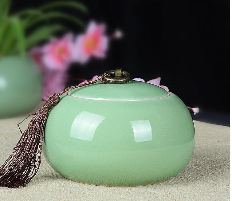 Large Handmade Ceramic Tea Storage Pot