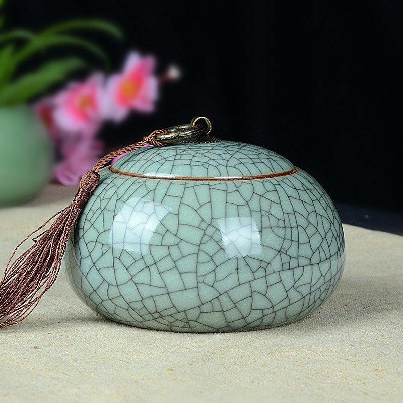 Large Handmade Ceramic Tea Storage Pot