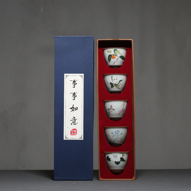 Ceramic Tea Cup Gift Box Tea Set