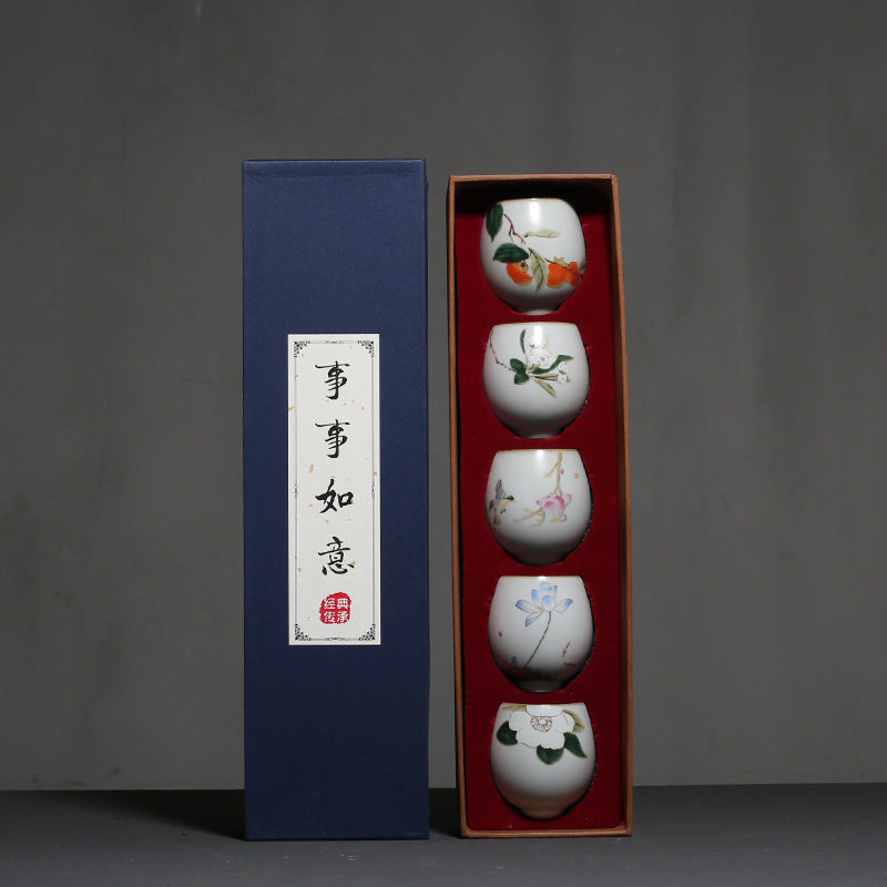 Ceramic Tea Cup Gift Box Tea Set