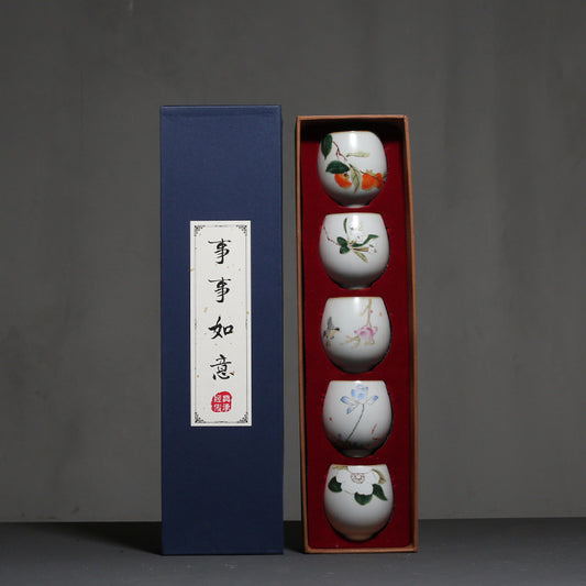 Ceramic Tea Cup Gift Box Tea Set