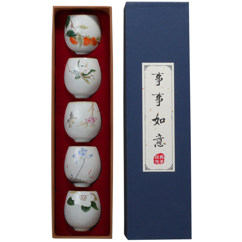 Ceramic Tea Cup Gift Box Tea Set