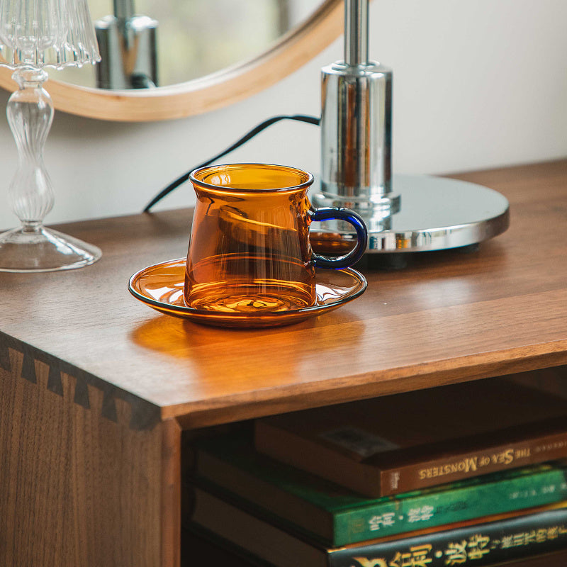 Colored Glass Tea Pot (cup option)