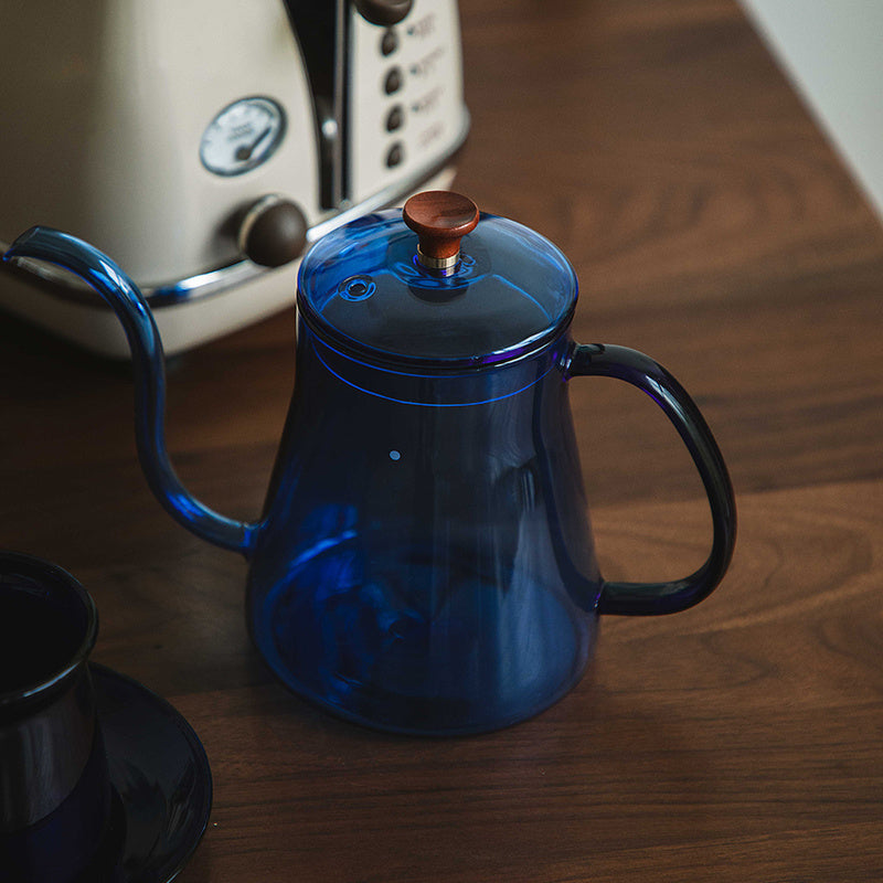 Colored Glass Tea Pot (cup option)