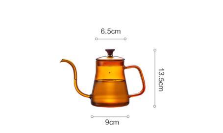 Colored Glass Tea Pot (cup option)