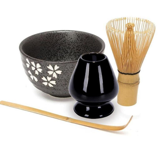 Japanese bamboo tea brush tea set