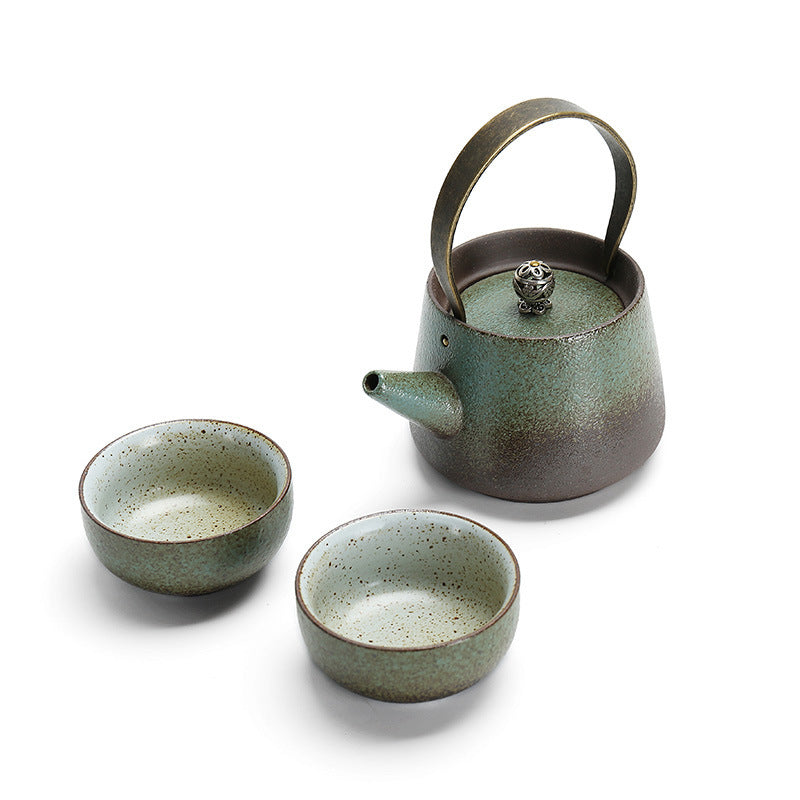 Ceramic Teapot and Cups Set