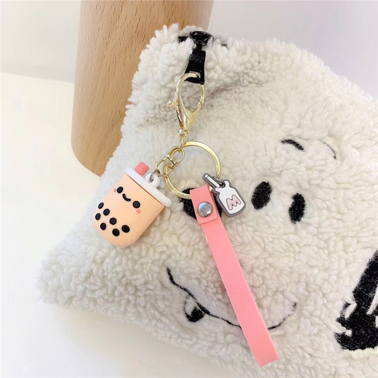 Boba Milk Tea Key Chain and Airpod Case