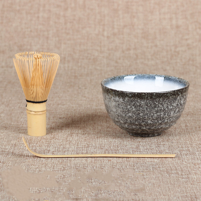 Japanese bamboo tea brush tea set