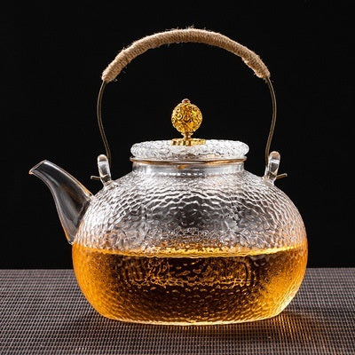 Glass Handled Tea Pot