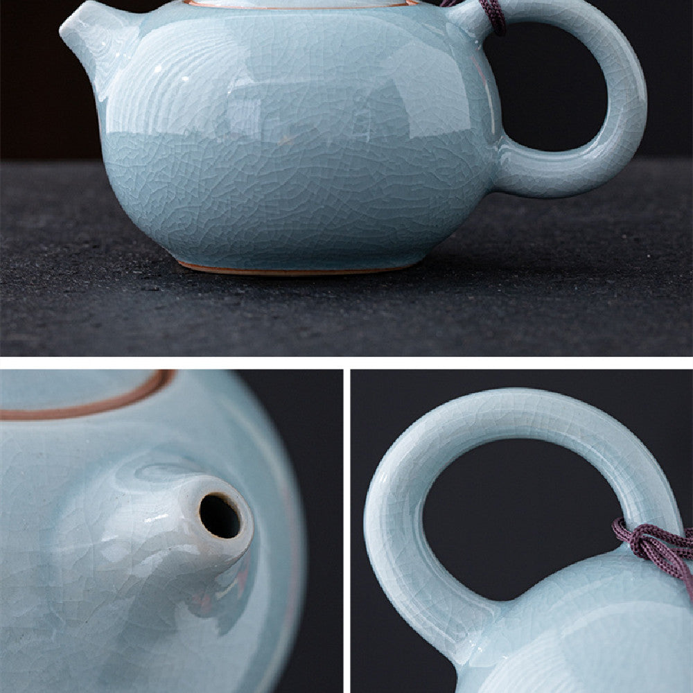 Glazed Ceramic Tea Pot