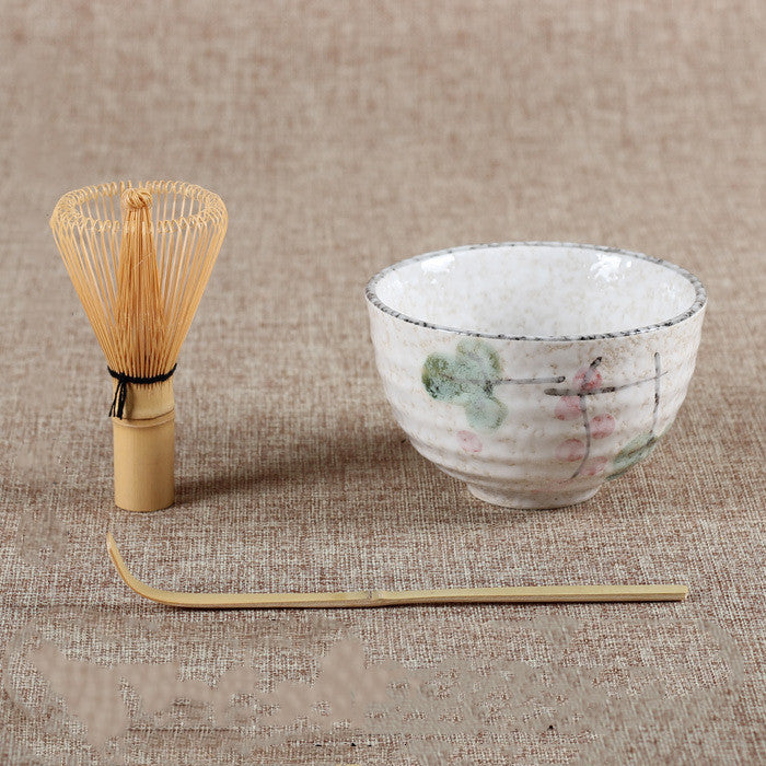 Japanese bamboo tea brush tea set