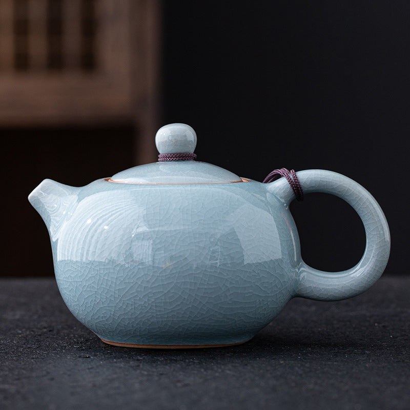 Glazed Ceramic Tea Pot