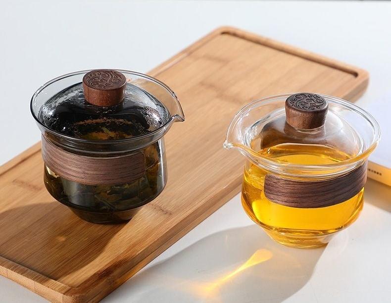 Modern Stylish Glass Tea Pot