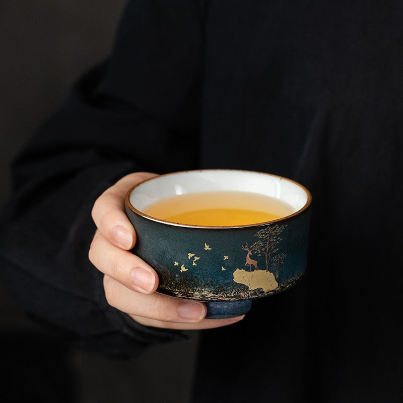 Color Glazed Ceramic Tea Set
