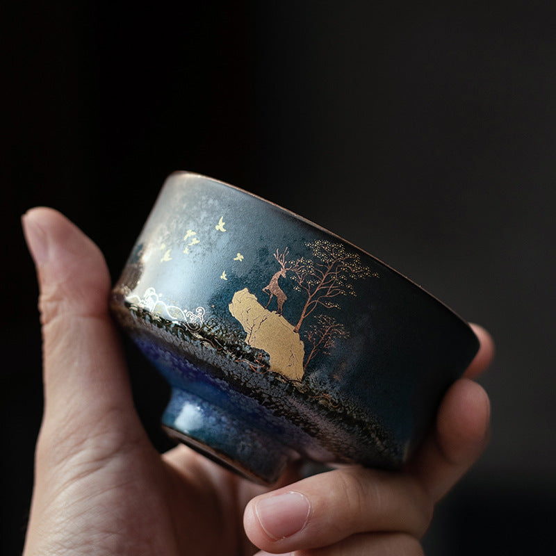Color Glazed Ceramic Tea Set