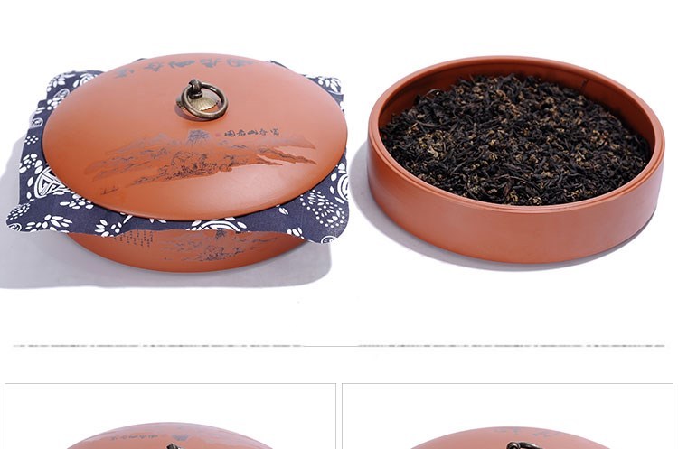 Ceramic tea caddy