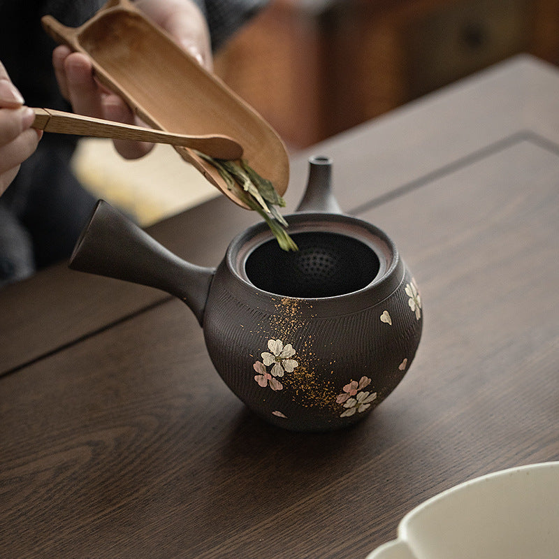 Traditional Ceramic Hand Painted Tea Pot