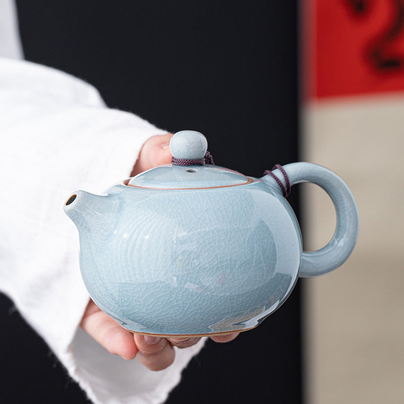 Glazed Ceramic Tea Pot