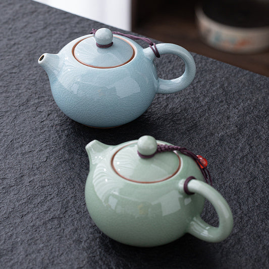 Glazed Ceramic Tea Pot