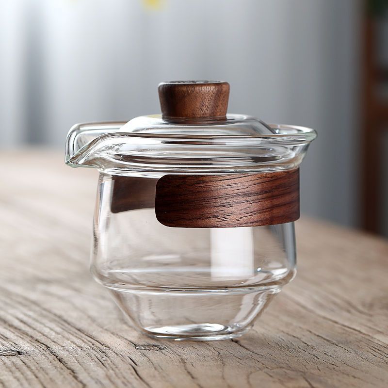 Modern Stylish Glass Tea Pot