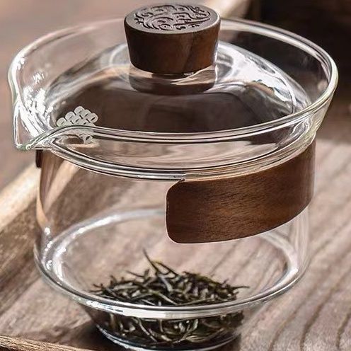 Modern Stylish Glass Tea Pot