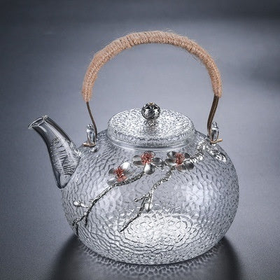 Glass Handled Tea Pot