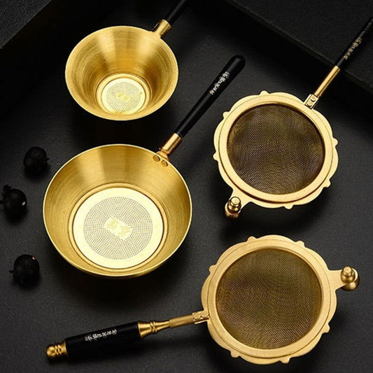 Brass Tea Strainer Infuser - Cupify Cupify