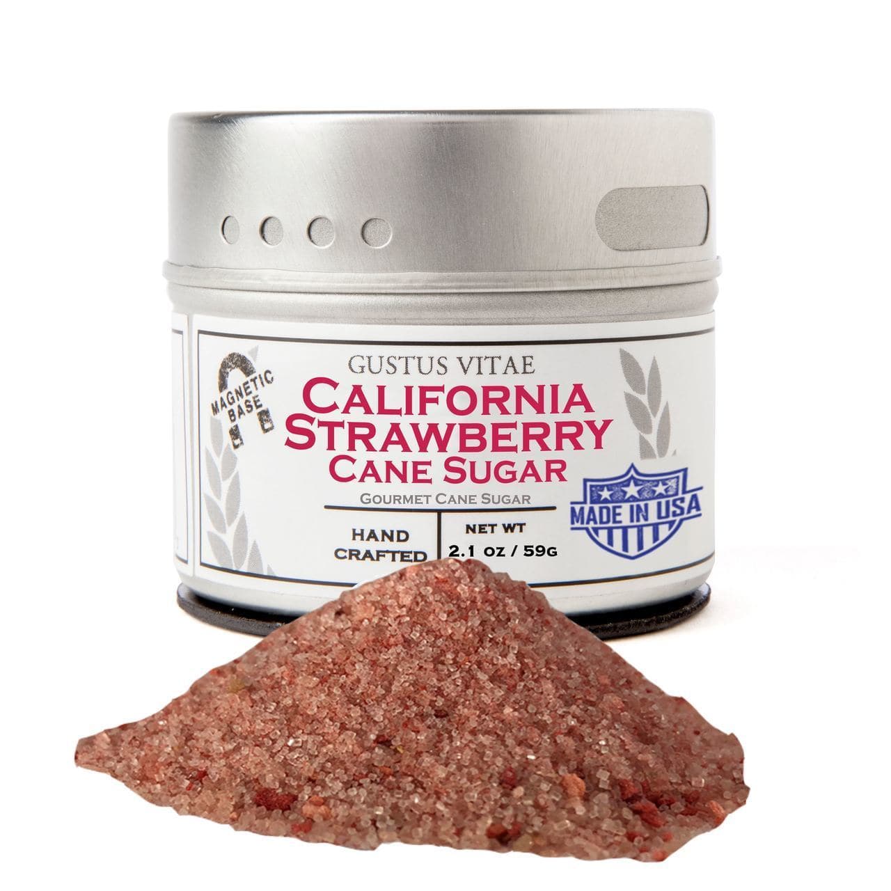 California Strawberry Cane Sugar - Cupify