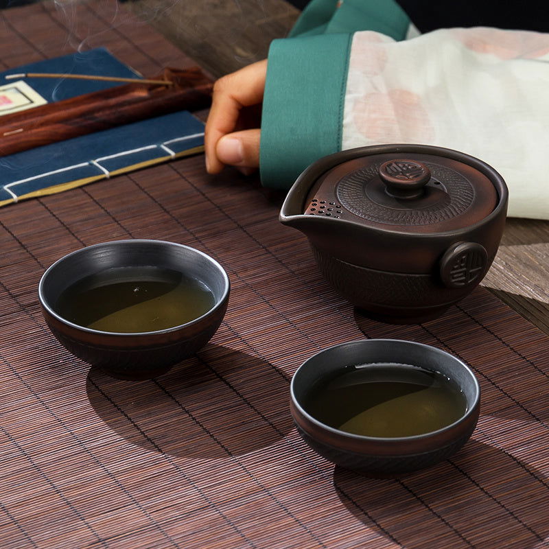 Ceramic Travel Tea Set - Cupify