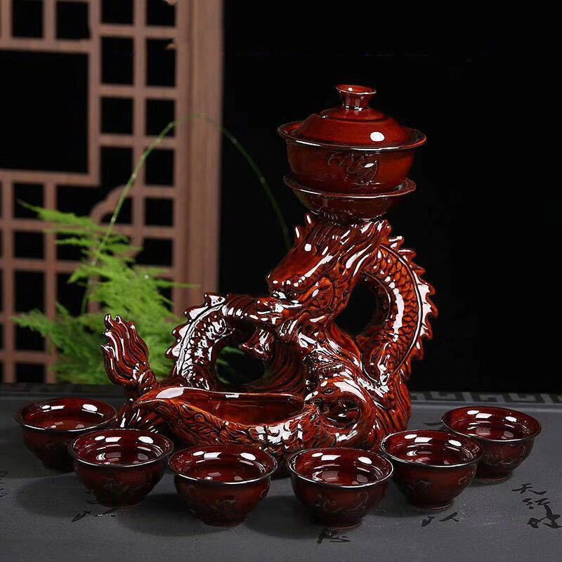Ceramic Xianglong Tea Set - Cupify
