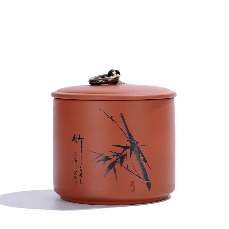 Clay Pottery Hand Painted Tea Storage Pots - Cupify