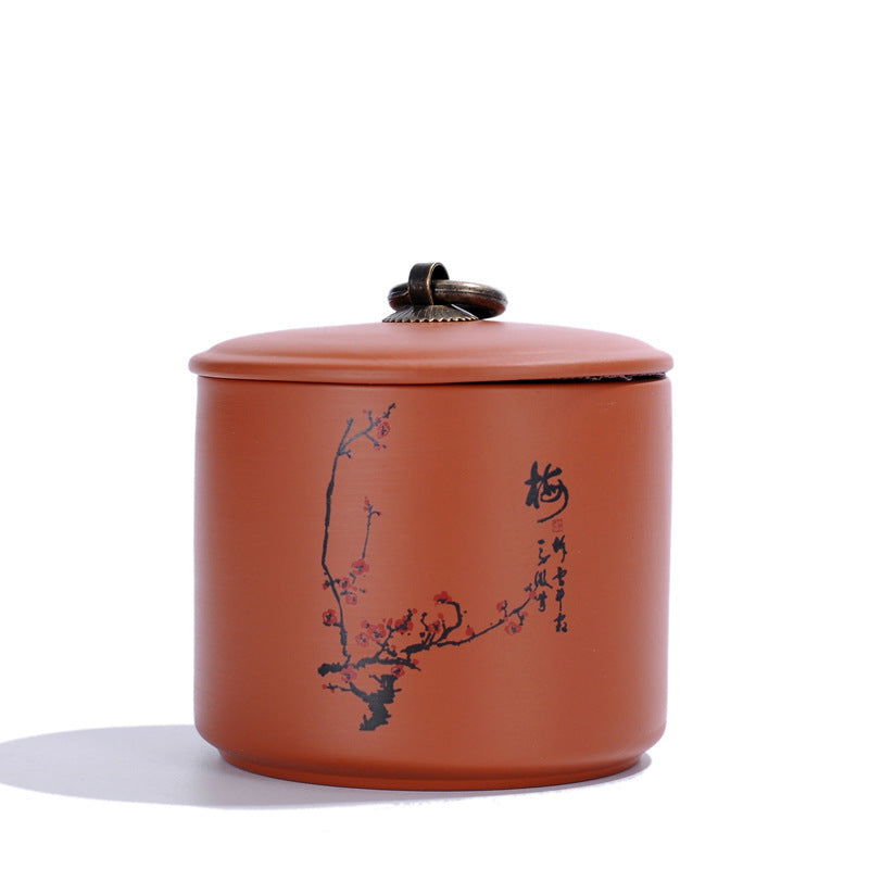 Clay Pottery Hand Painted Tea Storage Pots - Cupify