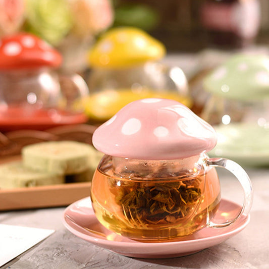 Glass Mushroom Tea Infuser - Cupify Cupify