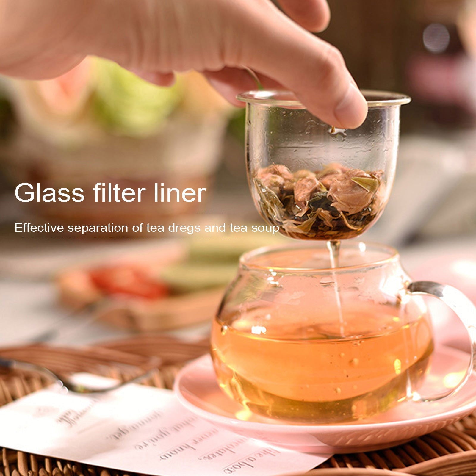 Glass Mushroom Tea Infuser - Cupify