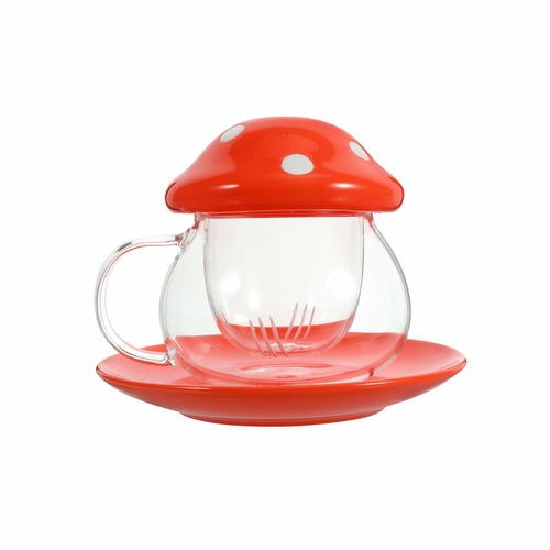 Glass Mushroom Tea Infuser - Cupify