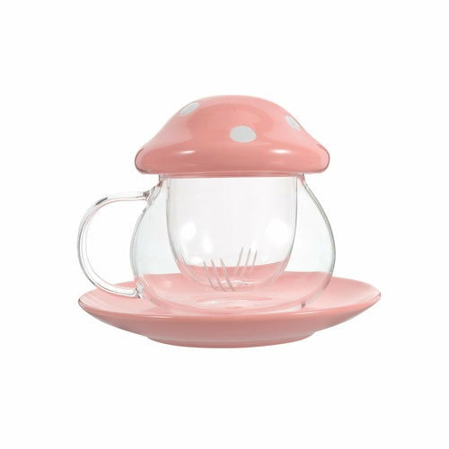 Glass Mushroom Tea Infuser - Cupify